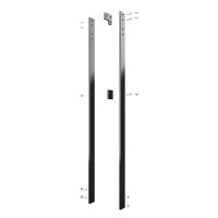 Słupek konstrukcyjny balustrady BS 55x10x1300 Renoplast szary RAL 7037 do montażu balustrad balkonowych i tarasowych