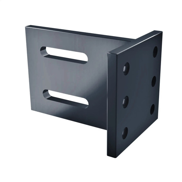 Marka do systemu balustrady Renoplast BS 240, kolor grafit RAL 7024, element montażowy balustrady balkonowej i tarasowej