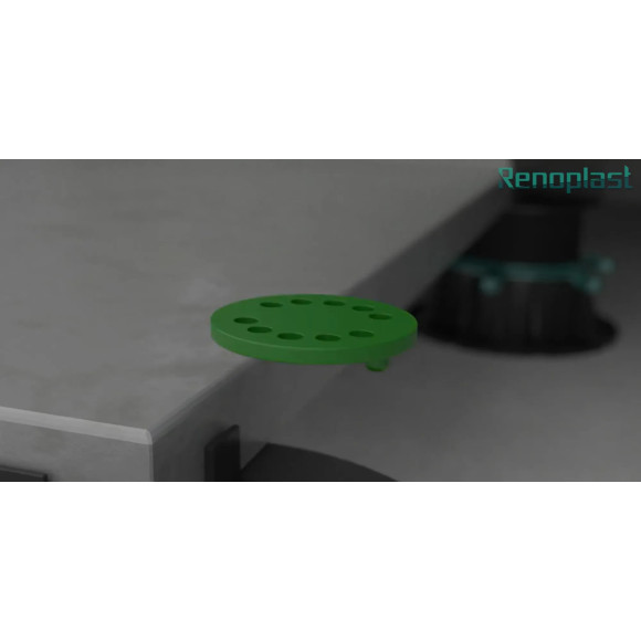 Wsporniki tarasowe RENOPAD PRO – pod posadzki wentylowane Renoplast