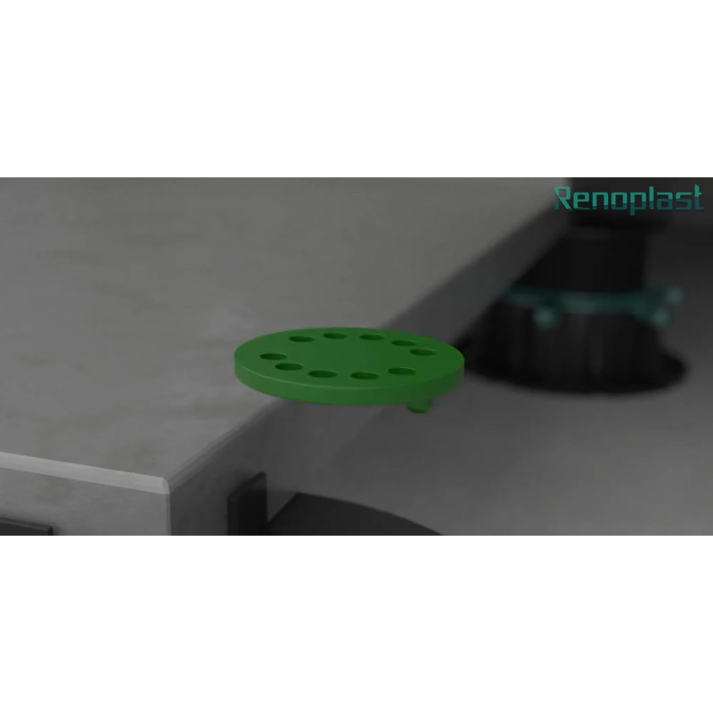 Wsporniki tarasowe RENOPAD PRO – pod posadzki wentylowane Renoplast