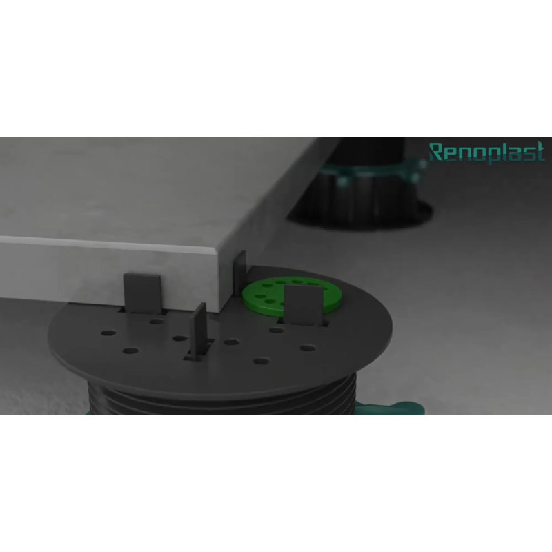 Wsporniki tarasowe RENOPAD PRO – pod posadzki wentylowane Renoplast