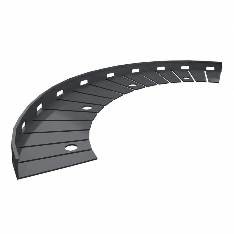 Profil schodowy SZ10 łukowy | do kamiennego dywanu 10 mm
