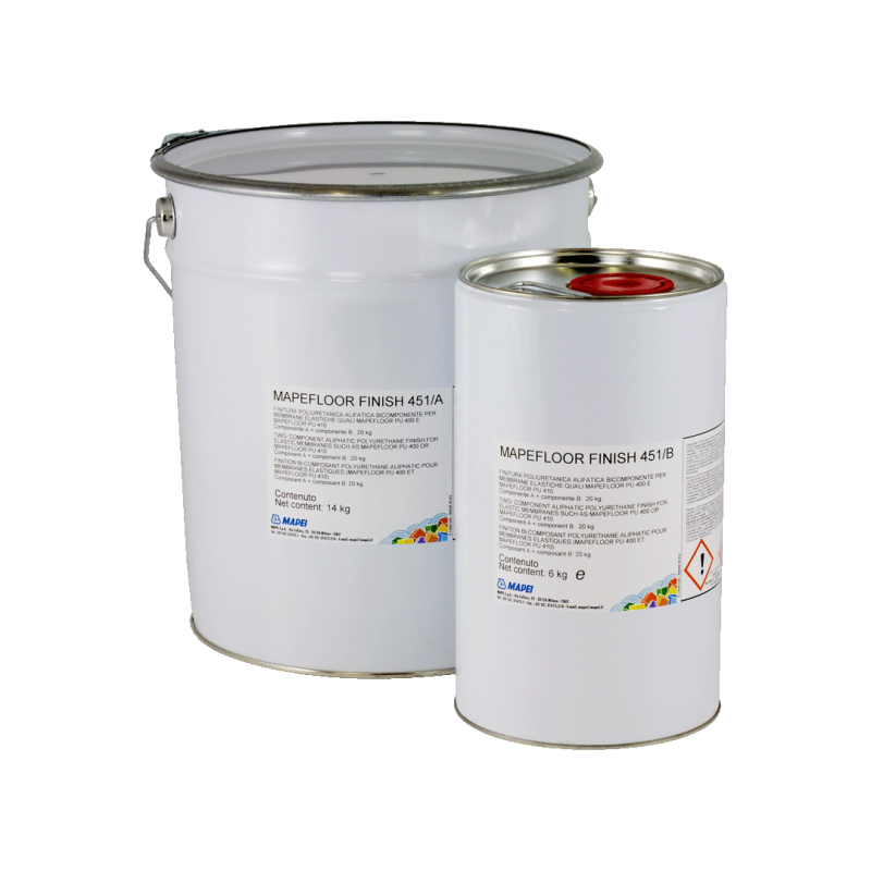 Mapefloor Finish 451 – poliuretanowa powłoka UV | MAPEI