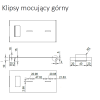RENOPAD PRO - klips mocujący dolny + górny