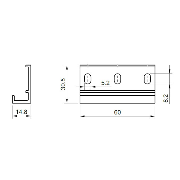 Wspornik schodowy dolny SWD ukryty 6 cm | Renoplast