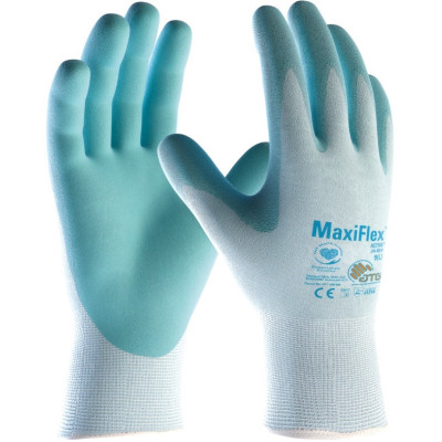 Rękawice Maxiflex ACTIVE AGT rozmiar 08 niebieskie z zawieszką