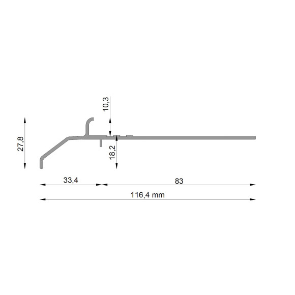 Profil okapowy - K20