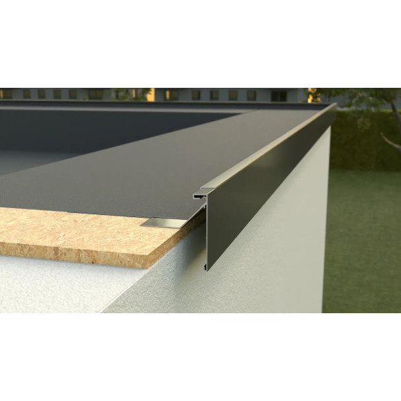 Profil attykowy A100 – systemowe wykończenie dachów płaskich | Renoplast