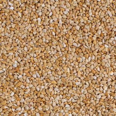 Otoczaki marmurowe do kamiennego dywanu Giallo Mori - frakcja 2-4 mm