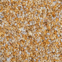 Otoczaki marmurowe do kamiennego dywanu Giallo Siena - frakcja 2-4 mm