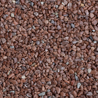 Otoczaki marmurowe do kamiennego dywanu Marrone Mogano - frakcja 2-4 mm