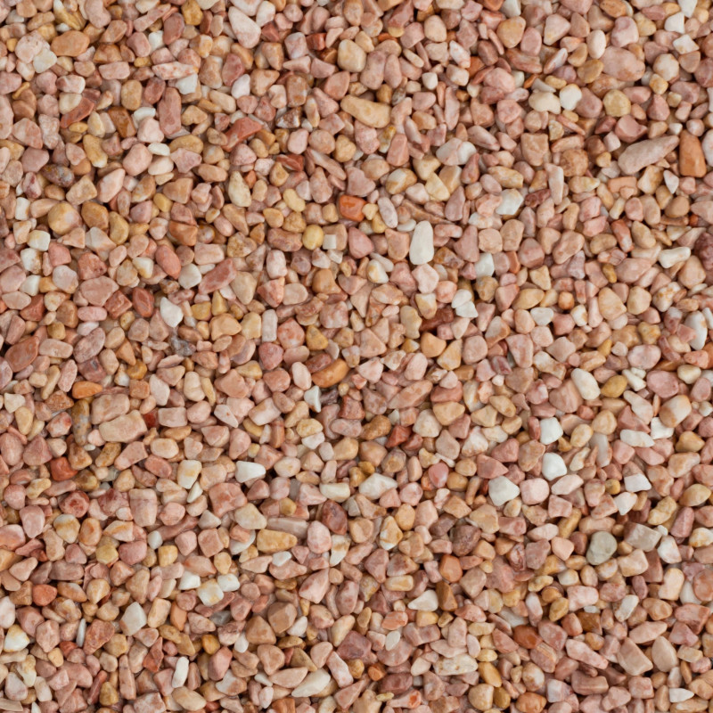 Otoczaki marmurowe do kamiennego dywanu Rosa del Garda - frakcja 2-4 mm